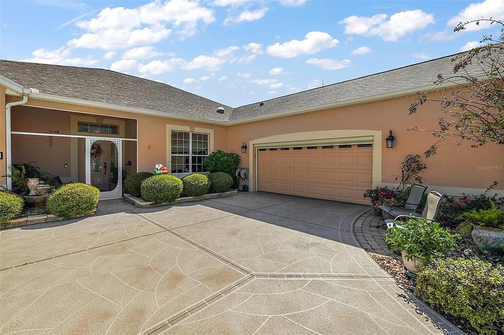 2 Car Garage and Golf Cart Garage