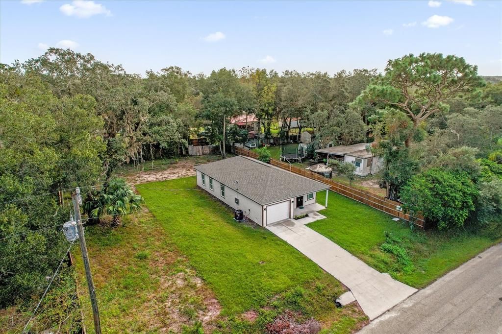 Aerial View of the Property