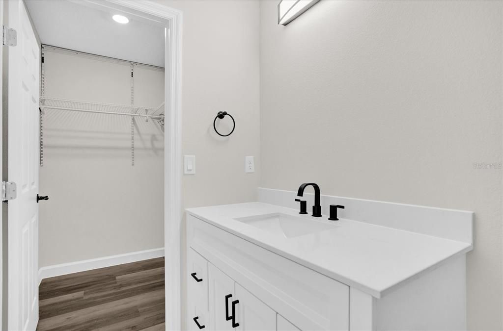 Master Bathroom with Walk-in Closet