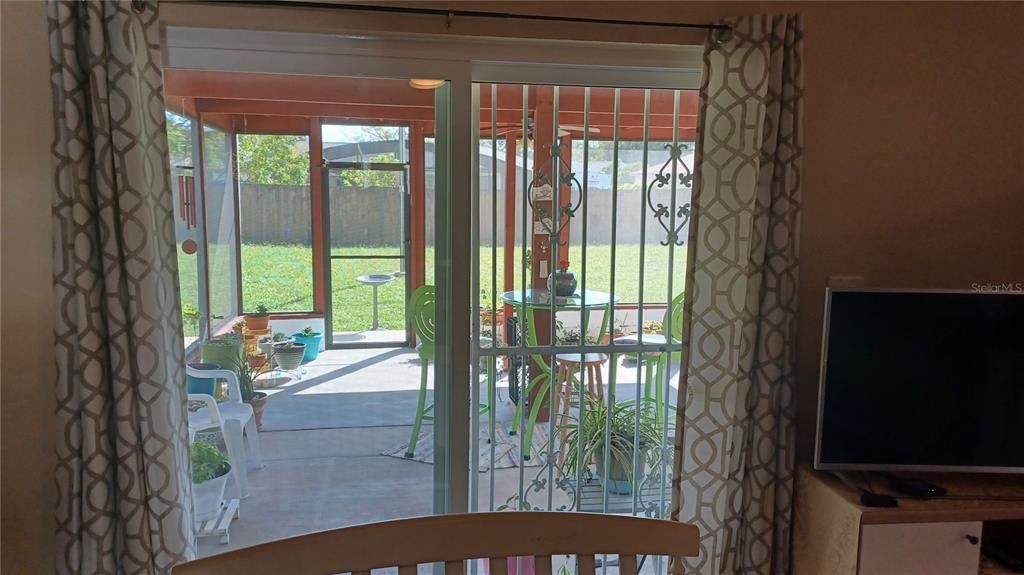 New Sliding Door to screened porch.