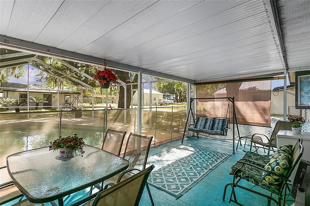 COVERED TERRACE BY THE POOL