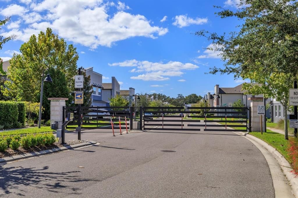 Gated Entrance