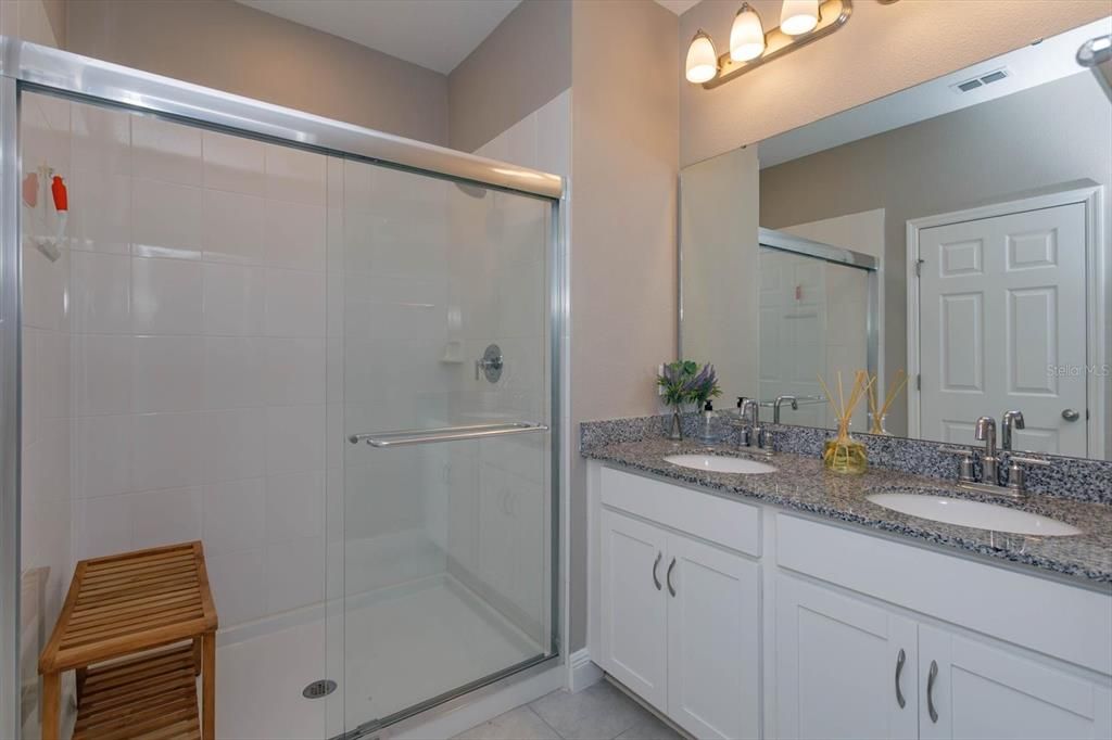 Primary Bathroom with Custom Shower Doors