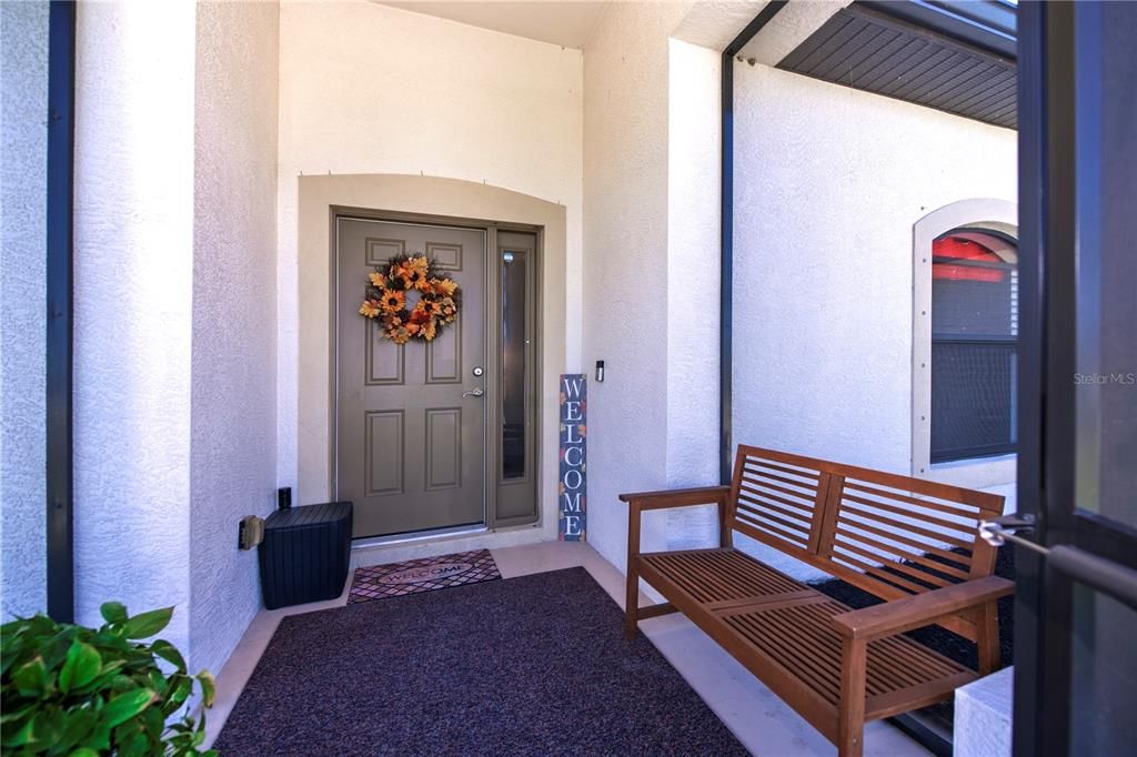 The Welcoming Front Door and Porch give you a warm and friendly feeling as you enter this home.