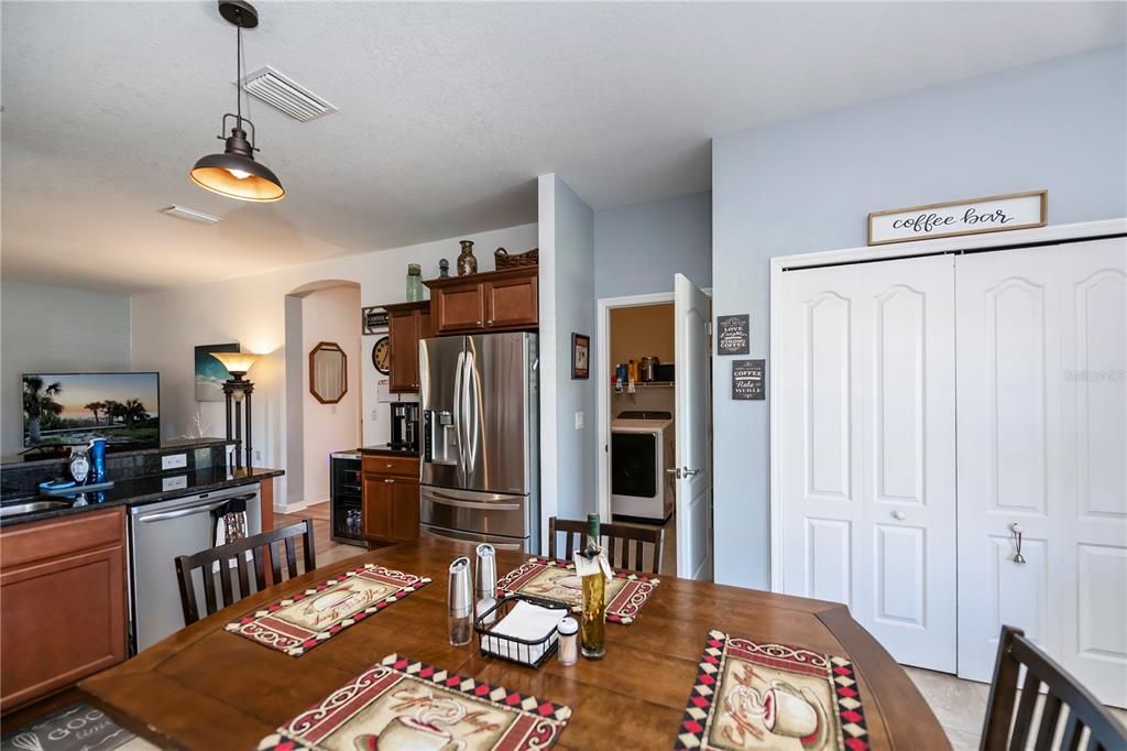 Large pantry area off kitchen