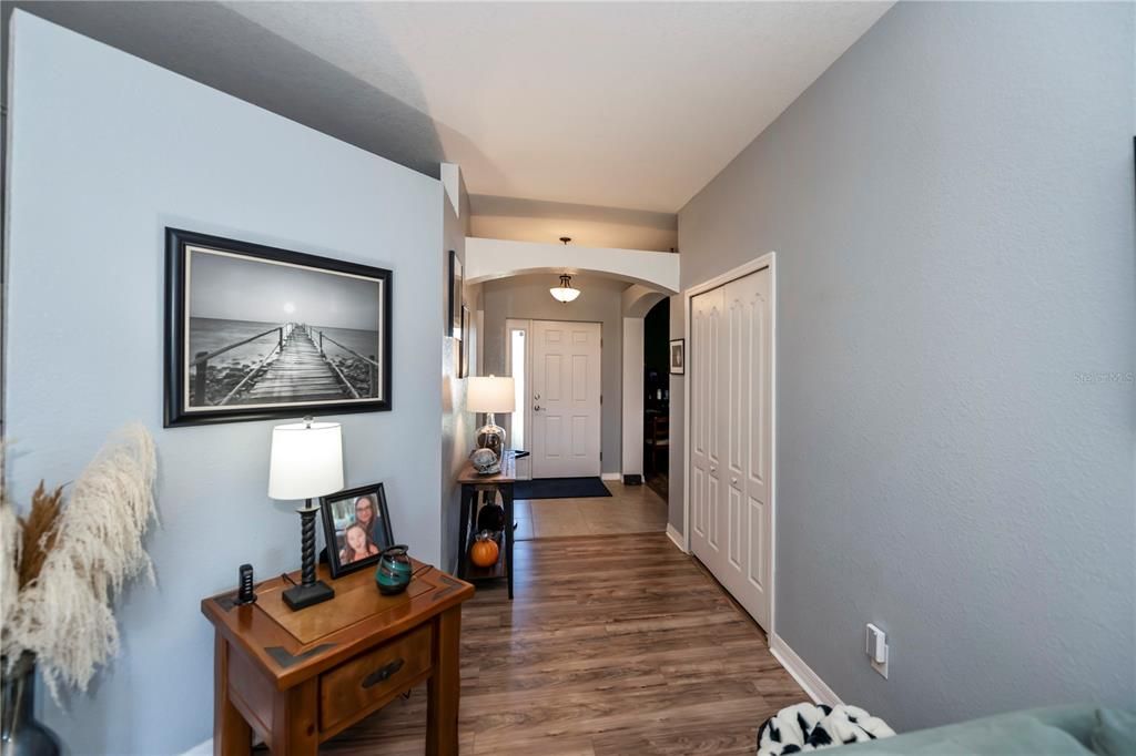 Another view of the spacious foyer from the living room.