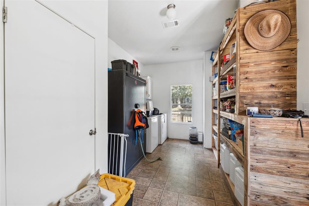 LAUNDRY/STORAGE ROOM