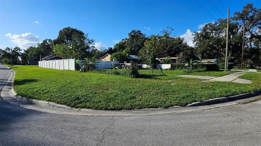 View of Property from the intersection of S. Lee Ave and W. Miller St