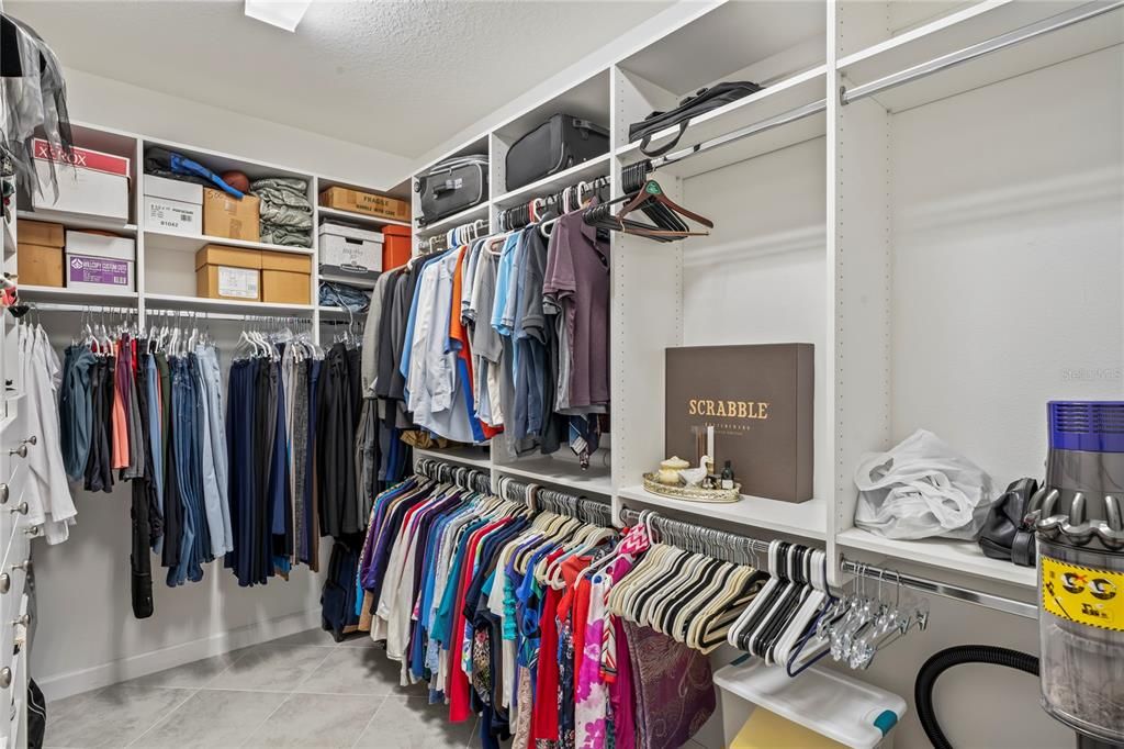 primary custom design closet