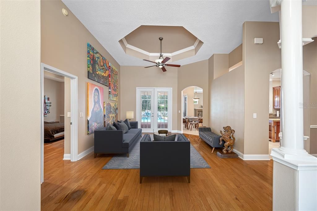 VIRTUALLY STAGED - Living Room