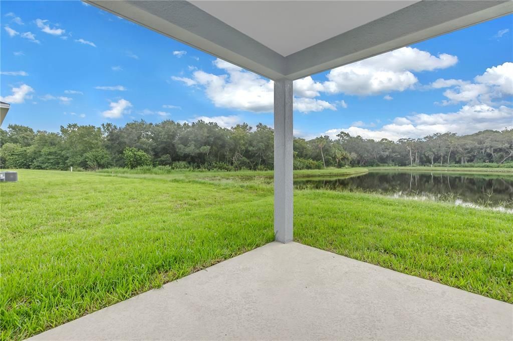 Covered Rear Patio