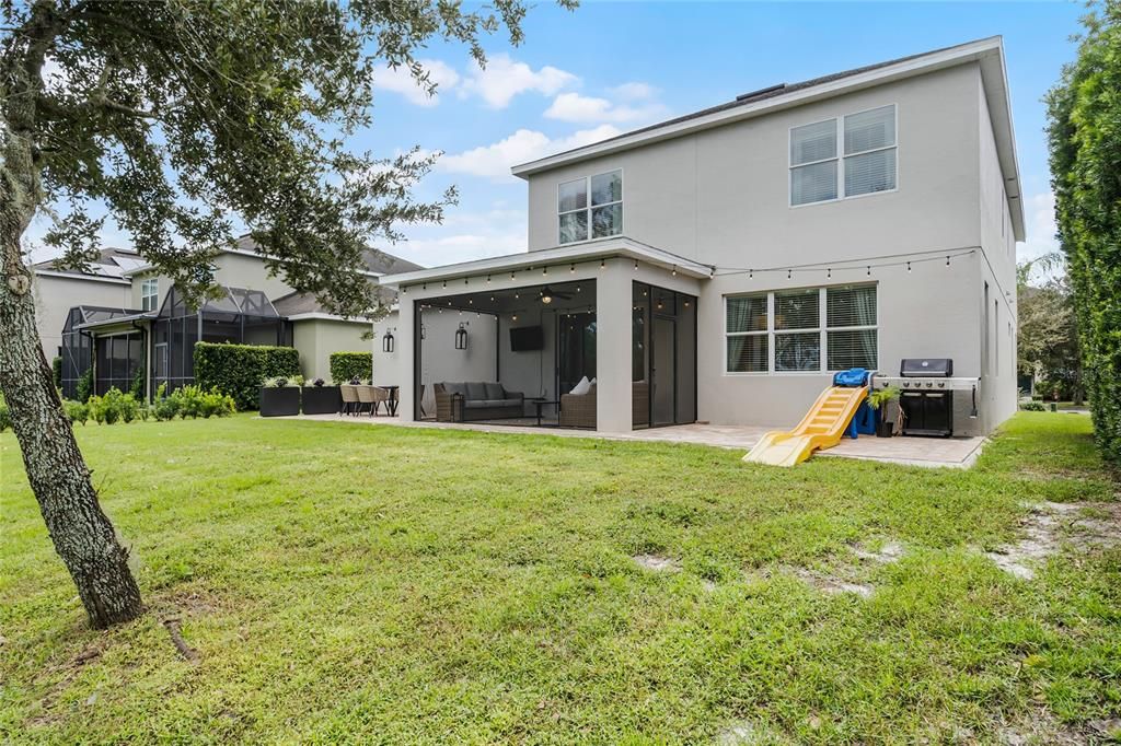 Backyard with room for a pool