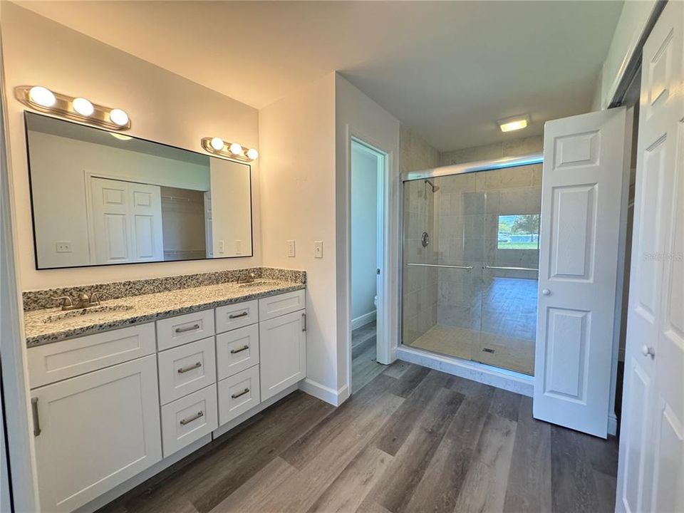 Master Bathroom with large shower