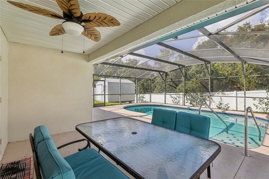 Patio & Screened Salt Water Pool