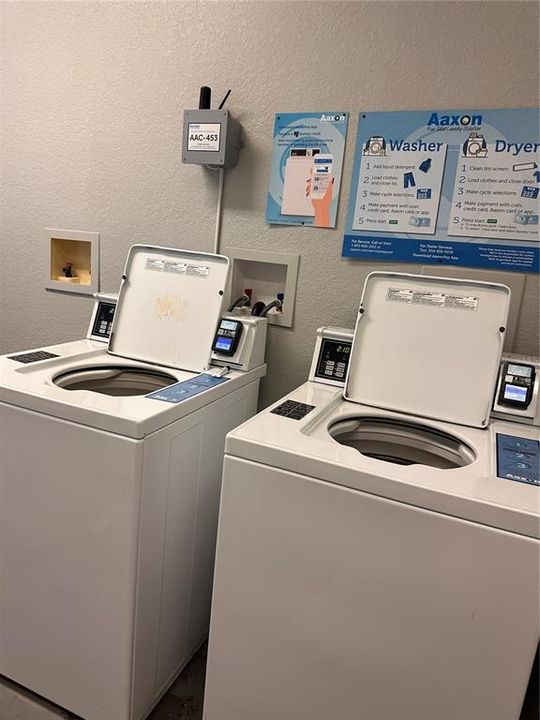 1st floor laundry washers