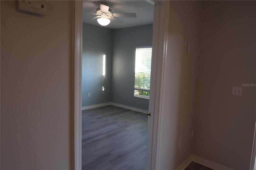 View into master bedroom