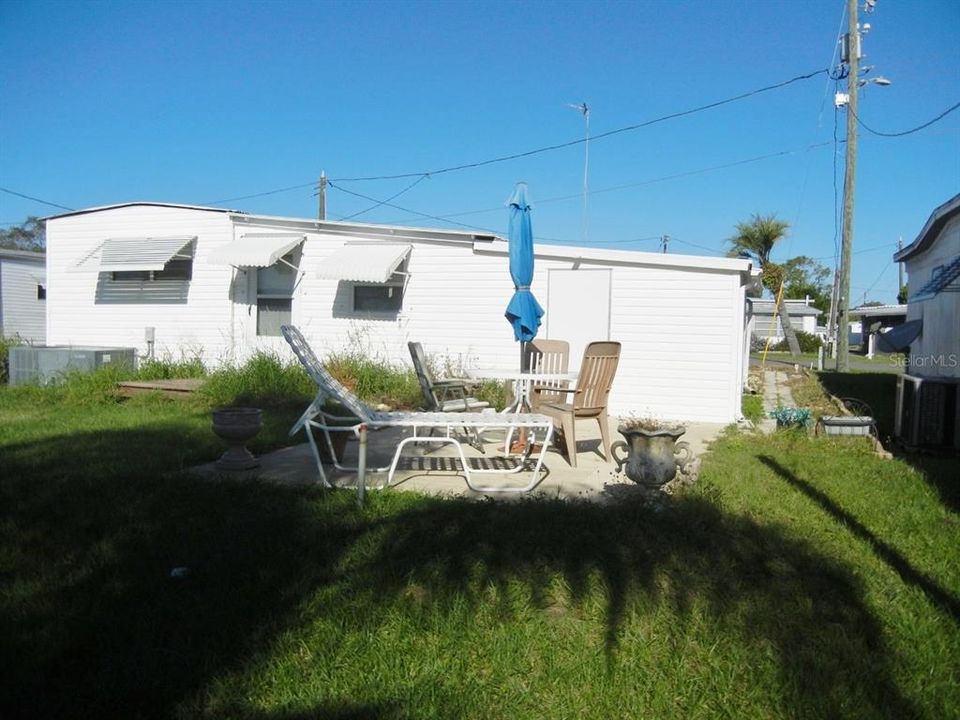 Back yard Patio