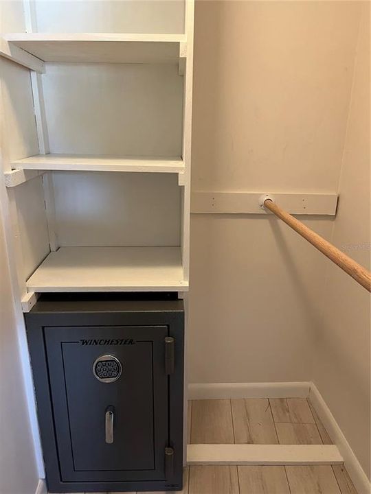 Office / Guest Room Closet with built in safe