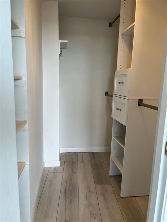 Primary walk-in closet