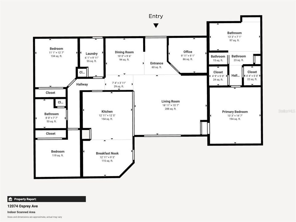 На продажу: $489,000 (3 спален, 2 ванн, 1971 Квадратных фут)