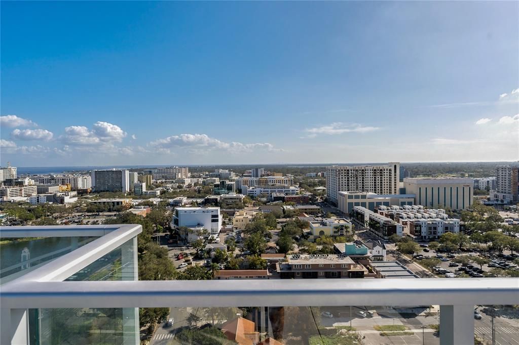 DOWNTOWN ST. PETE FROM THE 18TH FLOOR!