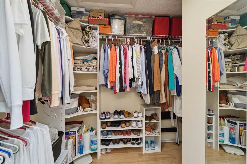 Primary Walk-in Closet