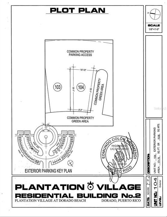 Designed Parking Space