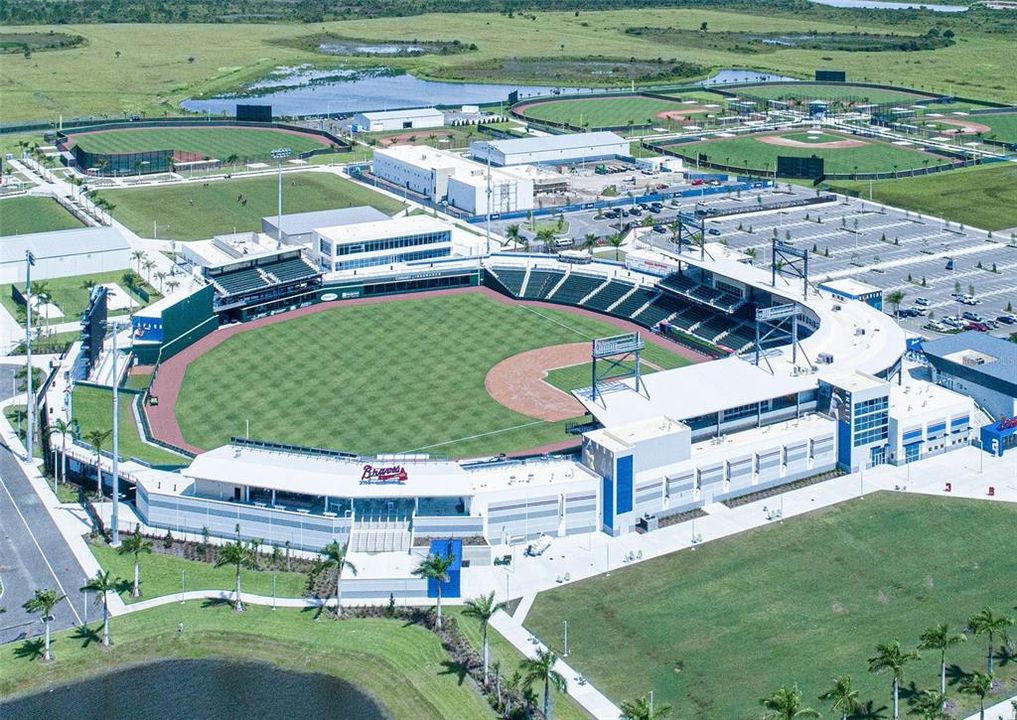 Watch a ball game at the Atlanta Braves spring training camp at Cool Today Park stadium.  Or enjoy year round events - only 25 minutes away!