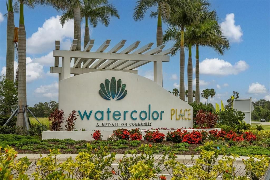 Watercolor Place entrance