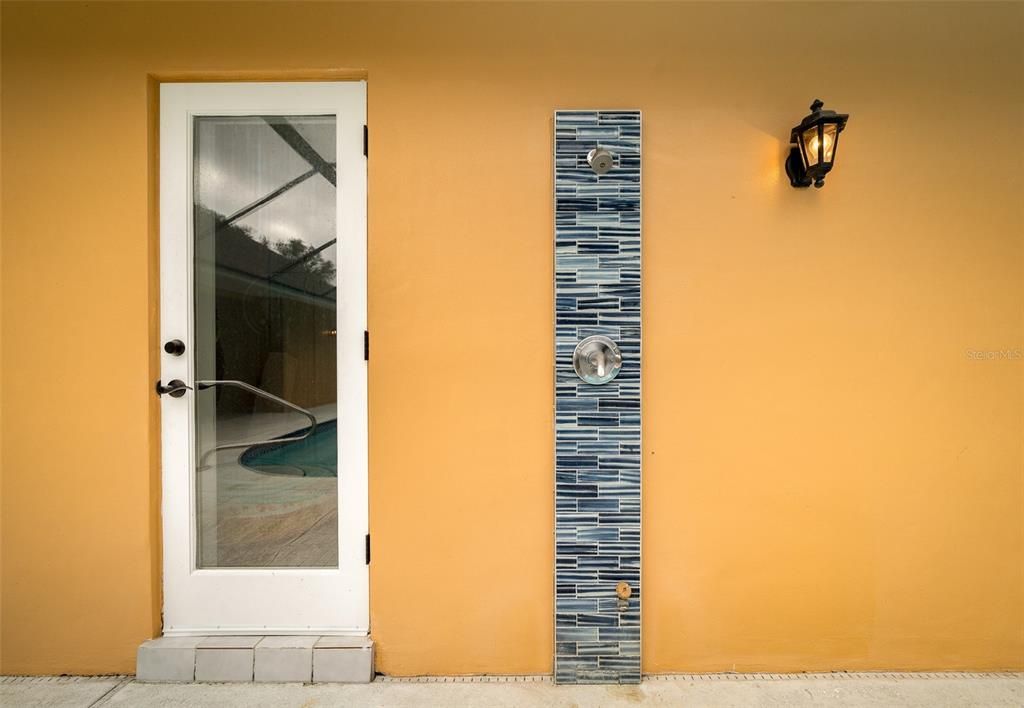 Outdoor Shower / Pool Bathroom