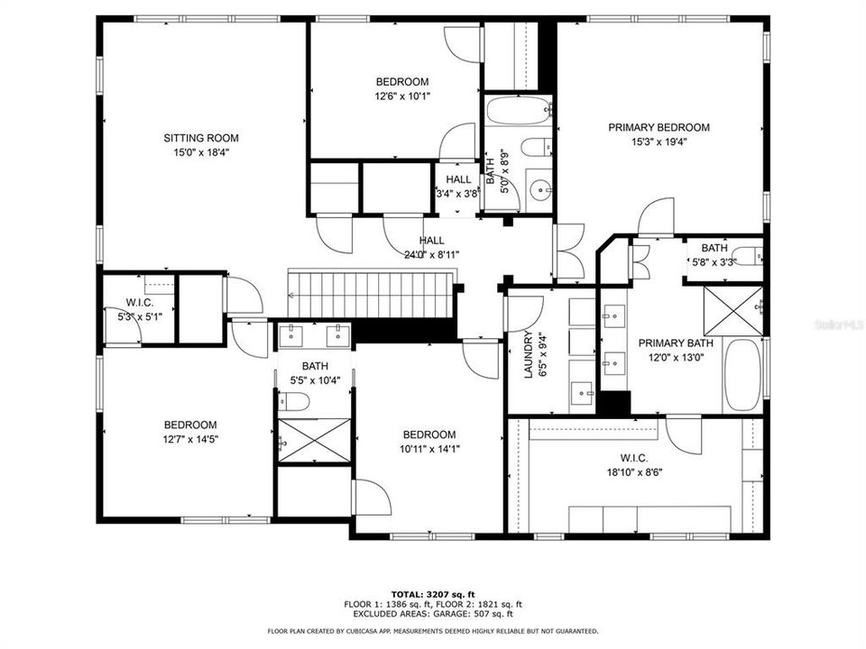 Floor plan Level 2.