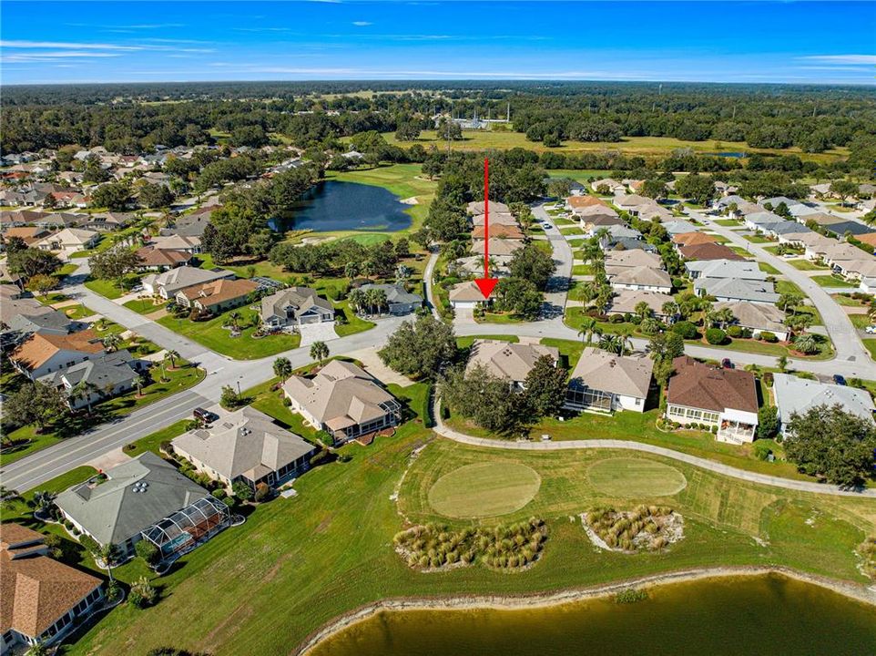 ACROSS THE STREET AND ELEVATED VIEW SHOWING A UNIQUE ANGLE FOR ACHEIVING SOUGHT AFTER PRIVACY