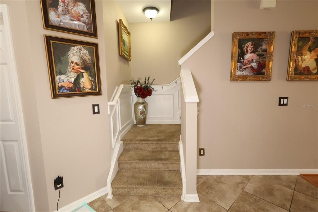 Staircase from 2nd floor to 3rd floor