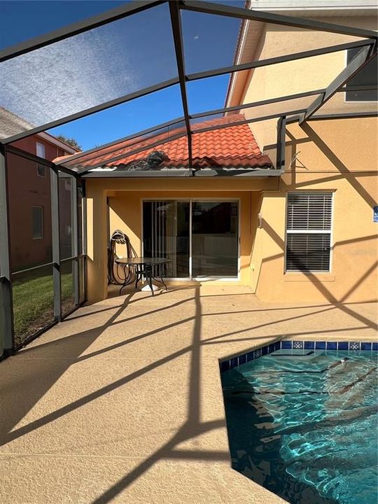 Covered screened in Patio