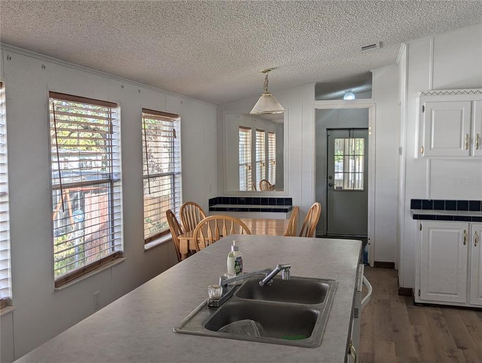 view of the dinette area in the kitchen