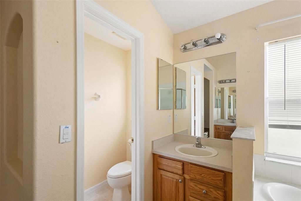 2nd Vanity and private commode area