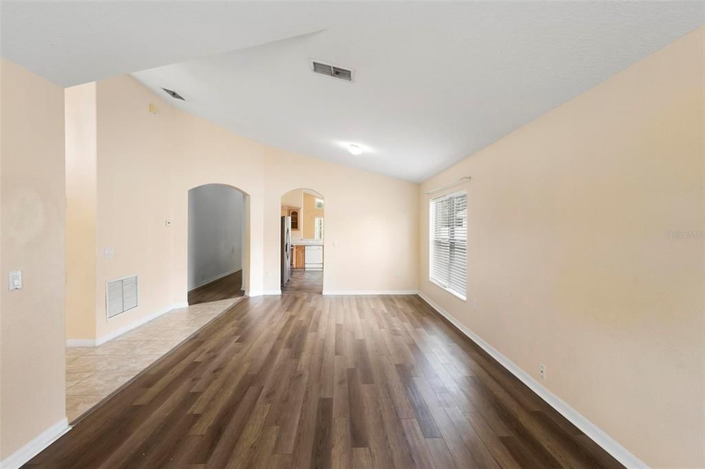 Family Room going toward the Kitchen