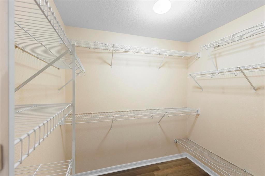 Primary Walk in Closet