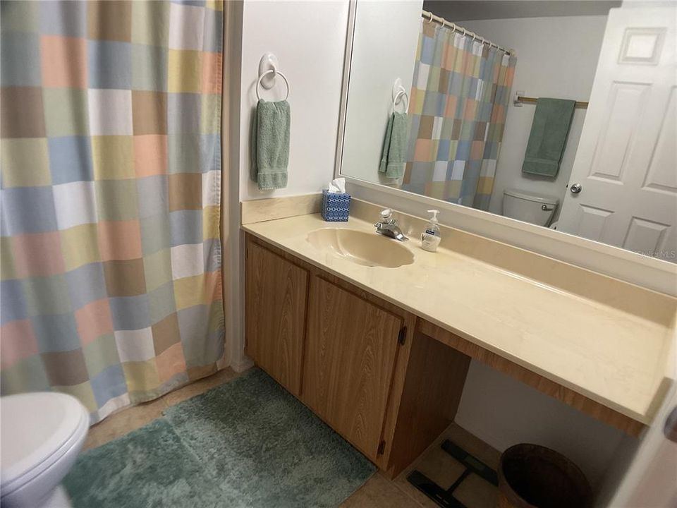 Second bathroom vanity and shower