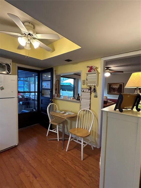 Kitchen door to Carport