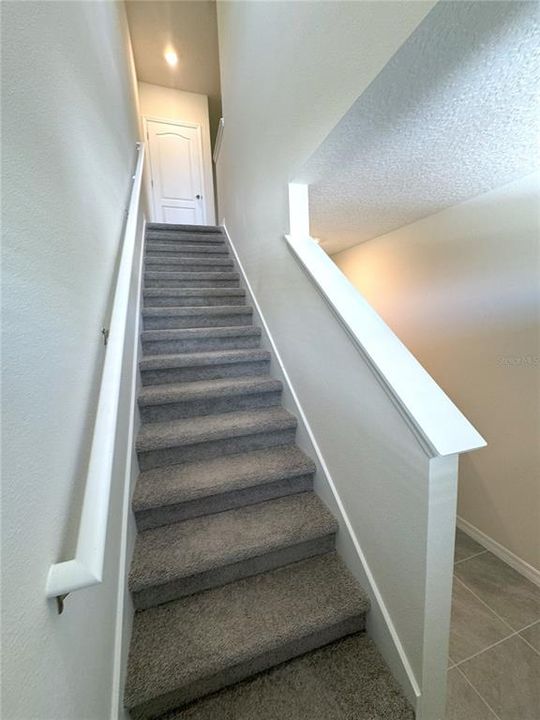 Interior - Foyer Entrance Carpeted Stairs