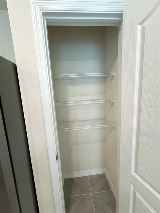 Kitchen - Pantry with Built-In Shelves