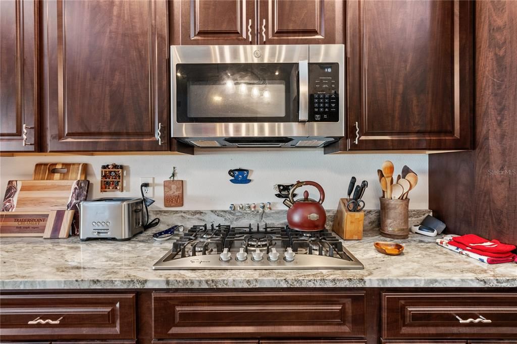 Gas range and new cabinets/countertops