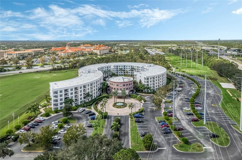 Aerial View of The Melia & Celebration Health