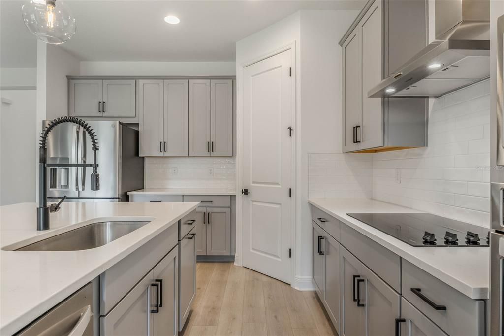 Gourmet Kitchen with large island