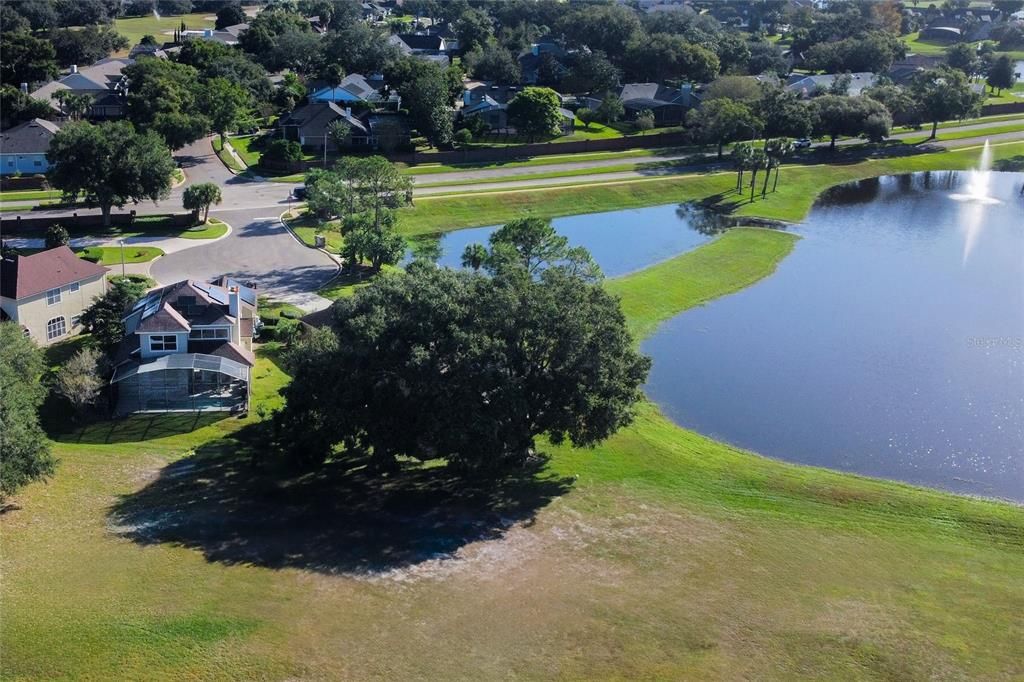 Aerial golf course