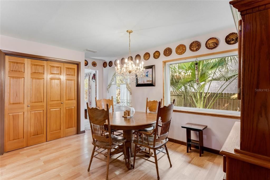 Dining Area with Large Pantry