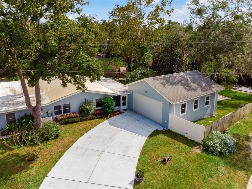 Aerial Front Shot - Newer Metal Roof