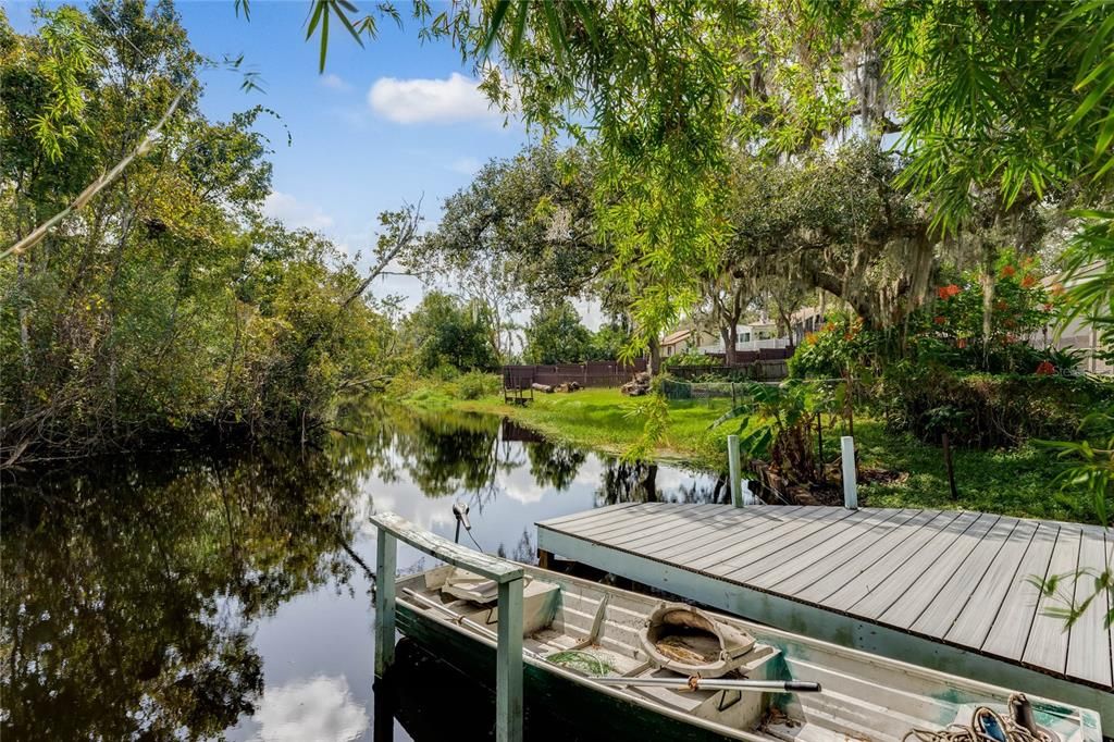 Dock on Canal/East Lake