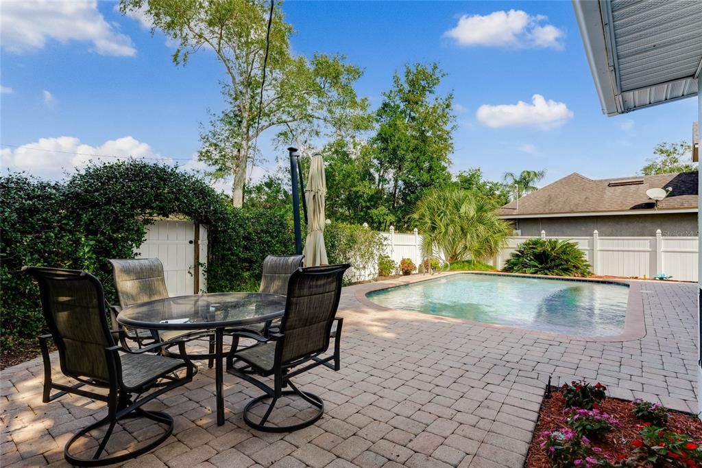 Brick Paver Lanai and Pool